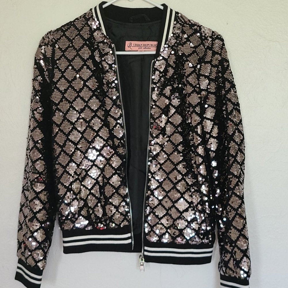 Silver Sequin jacket
